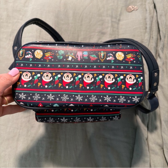 Loungefly Black and Red Disney Castle Mini Backpack - Picture 6 of 7